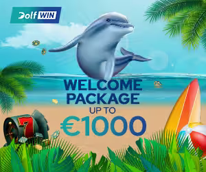 Dolphin on an island